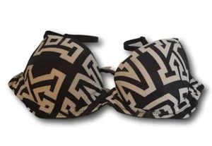 Pink Victoria Secret Bra Black & White Logo Size: 32B thumbnail 1