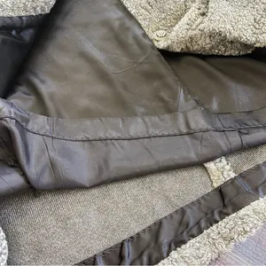 Vintage Faux Fur long Jacket with lining for women thumbnail 4