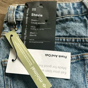 Frank And Oak Stevie Denim High Waist Minimalist Shorts Size 25 NWT thumbnail 6