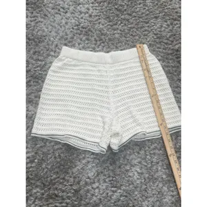 Wild Fable Women’s High Waist Crochet Knit Shorts Beach Cover Up Summer Resortwear Size M thumbnail 6
