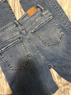 Comfy & stretchy BKE high rise blue jeans #denim #highwaist thumbnail 2