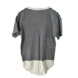J.Crew Striped Bodysuit Top Nautical Casual Layering‎ Tee Shirt L thumbnail 8
