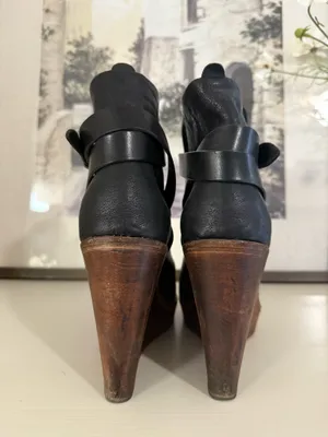 Rag & Bone Wedge Emery Boots Black thumbnail 4