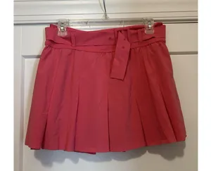 OFFLINE By AERIE Real Me Pleated Skirt Skort green Tennis Athleisure M Medium thumbnail 2
