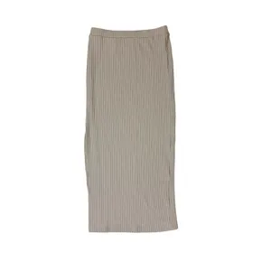 Princess Polly Beige Ribbed Midi Skirt US 4 Minimalist Stretch Bodycon thumbnail 2