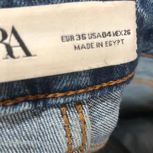 Zara blue skinny destroyed jeans thumbnail 7