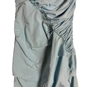 Paris Georgia Kaya Light Blue Ruched Sleeveless Maxi Dress Size S thumbnail 9