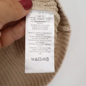 Free People Sweater Vest Women's S Oatmeal Bone Pocket Boho NEW thumbnail 5