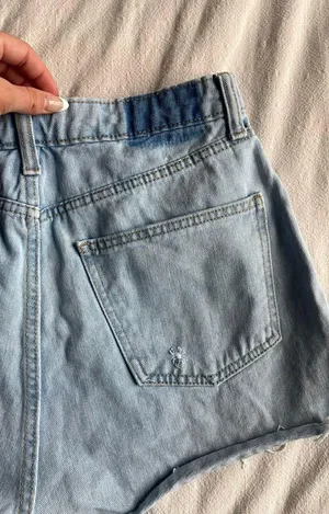 Blue Jean Shorts Size 10 thumbnail 4