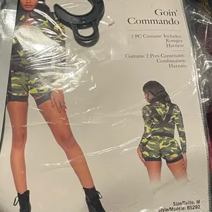 NEW Leg Avenue Goin' Commando Army Military Costume Size Medium thumbnail 6