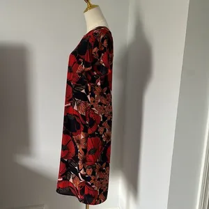 Ann Taylor Loft floral poppy dress thumbnail 2