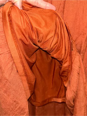 Blu Pepper Rust Smocked Bodice Maxi Dress thumbnail 4