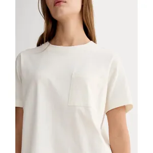 Everlane The Organic Cotton Weekend Tee Dress Size Medium Cream Lightweight thumbnail 9