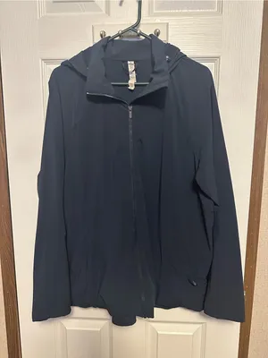 lululemon athletica Navy Hooded Full-Zip Utility Jacket thumbnail 1