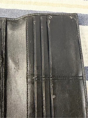 Coach Black Leather Turnlock Checkbook Wallet Organizer Long Bifold thumbnail 4