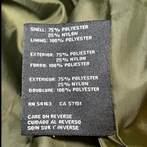 Guess Olive Green Hooded Utility Coat Size S Lace-Up Sides Lightweight Outerwear thumbnail 7