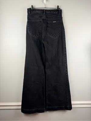 Rolla’s Sailor High Rise Wide Leg Jeans black denim size 26 thumbnail 4