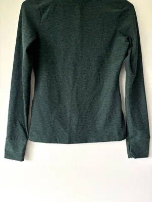 Beyond Yoga Forest Green Spacedye Captivating Turtleneck Pullover Long Sleeve thumbnail 7