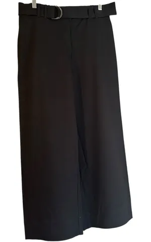 Laundry by Shelli Segal NWT Women's SZ M Belted Wide-Leg Cropped Pants Holiday thumbnail 1