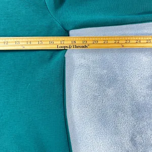 Boden Green Ottoman Ribbed Knit Mock Neck Shift Dress‎ US 6R 3/4 Sleeve thumbnail 9