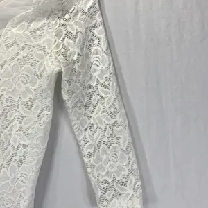 Charlotte Russe 3/4 Sleeve Lace White Crop Top Size XS NWT thumbnail 5