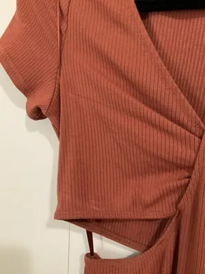 Cutout Knit Mini Dress thumbnail 4