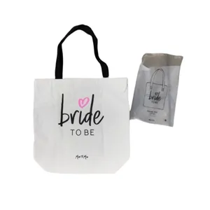 Miss To Mrs “Bride To Be” Wedding Canvas Tote Bag NEW thumbnail 4