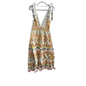 Farm Rio Women’s Maritime Magic Cotton Midi Sleeveless Dress Small New $280 thumbnail 2