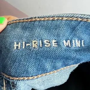American Eagle Women's 00 Light‎ Wash Denim Mini Skirt Pockets Casual Cute thumbnail 6