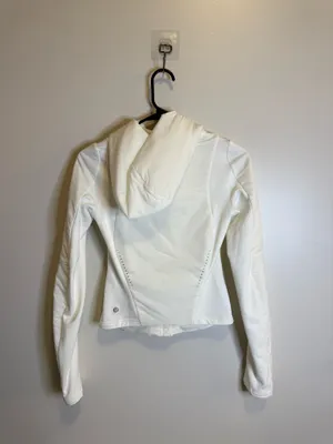 Lululemon White Full-Zip Jacket thumbnail 3