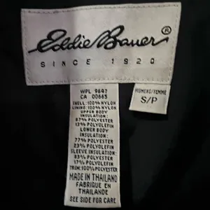 Eddie Bauer Thinsulate Full Zip Insulated Jacket Coat Deep‎ Purple Size Small thumbnail 9