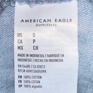 American Eagle Denim‎ Romper Small Blue Open Back Tie Waist Sleeveless thumbnail 5