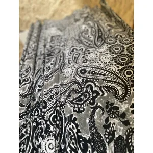 Spense Paisley Maxi Dress Black White Quiet Luxury Boho Resort Coastal Vaca Chic thumbnail 4