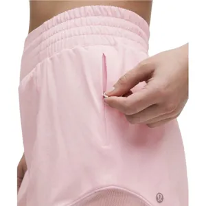 Lululemon Hotty Hot High-Rise Lined Short 4" Pink Organza thumbnail 3