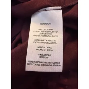 Mimi Chica burgundy Puff Sleeve Dress XL boho whimsi Y2K firy mini‎ grunge thumbnail 5