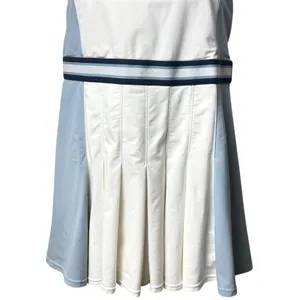 The Upside Legacy Lucette Dress Blue White Pleated‎ Athletic Tennis Pickleball L thumbnail 5