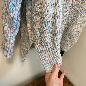 NWOT | Seven7 women’s multicolored plush sweater‎ — XL thumbnail 6