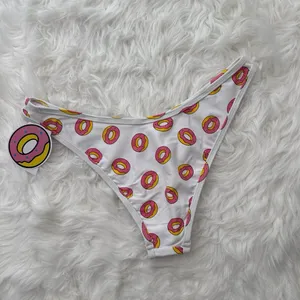 Zumiez Odd Future Donut High Leg Hipster Bikini Bottoms Size Medium thumbnail 5