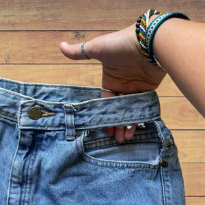 Vintage High Waisted Shorts with Window Pocket thumbnail 8