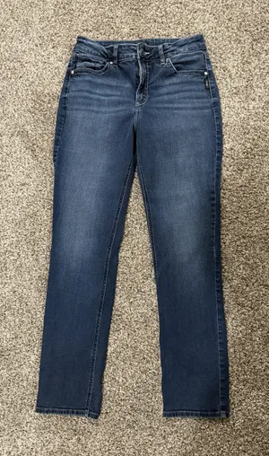 Avery Straight Dark Wash Jeans thumbnail 1