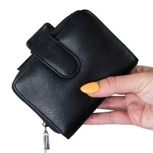Vintage 90s Black Leather Wallet thumbnail 1