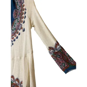New Knitted & Knotted Anthropologie Open Cardigan‎ Linen Cotton Blend Sz M thumbnail 5
