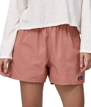 Patagonia Funhoggers Cotton Shorts in Pink thumbnail 1