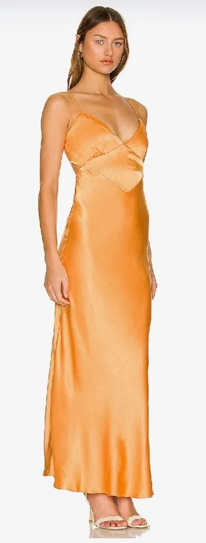 Bardot Malinda Slip Dress Tangerine thumbnail 1