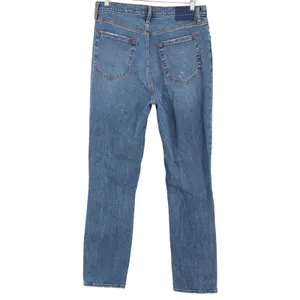 Abercrombie & Fitch Jeans Women's 31/12 90s Slim Straight Blue Distressed thumbnail 4