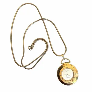 Vintage Sutton Quartz Pendant Watch Necklace Gold thumbnail 6