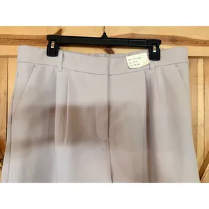 Abercrombie & Fitch Women's Sloane Ultra High Wide Pants Trousers Beige 33 X 16R thumbnail 6