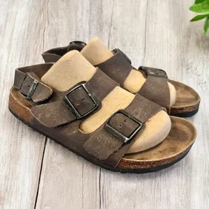 Birkenstock Betula Milano Brown Leather Sandals thumbnail 1