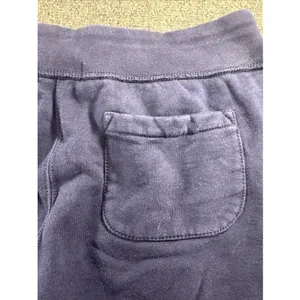 Polo Ralph Lauren Womens L Navy Fleece Sweatpants Yellow Pony Drawstring thumbnail 5