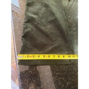 Ann Taylor Loft The Palmer Wide Leg Cordoroy Pants Dark Green Sz 6 Sailor Pocket thumbnail 7
